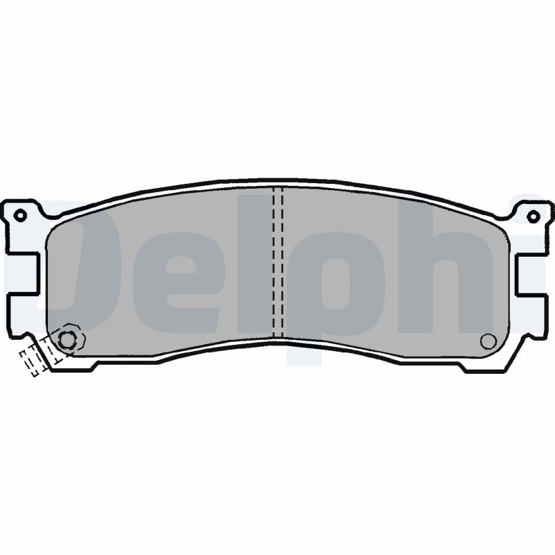 Brake Pad Set, disc brake - LP1189 DELPHI