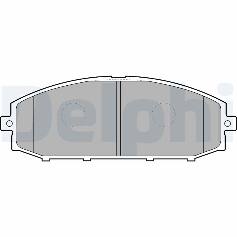 Brake Pad Set, disc brake - LP1305 DELPHI