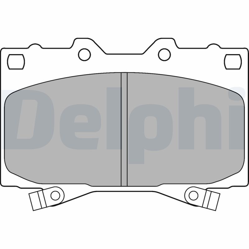 Brake Pad Set, disc brake - LP1308 DELPHI