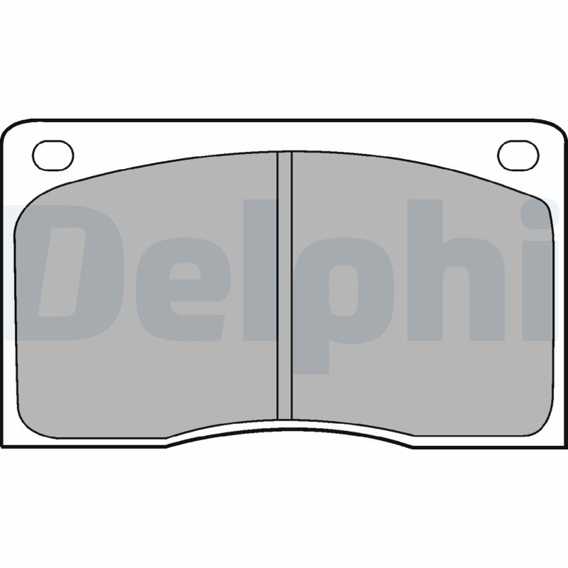 Brake Pad Set, disc brake - LP132 DELPHI