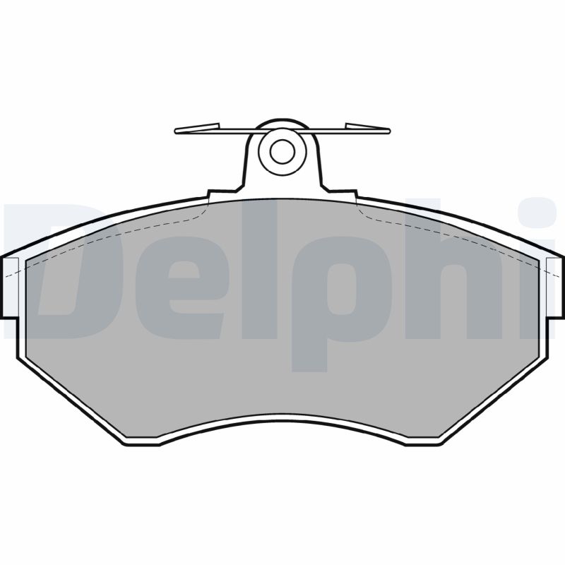 Brake Pad Set, disc brake - LP1409 DELPHI