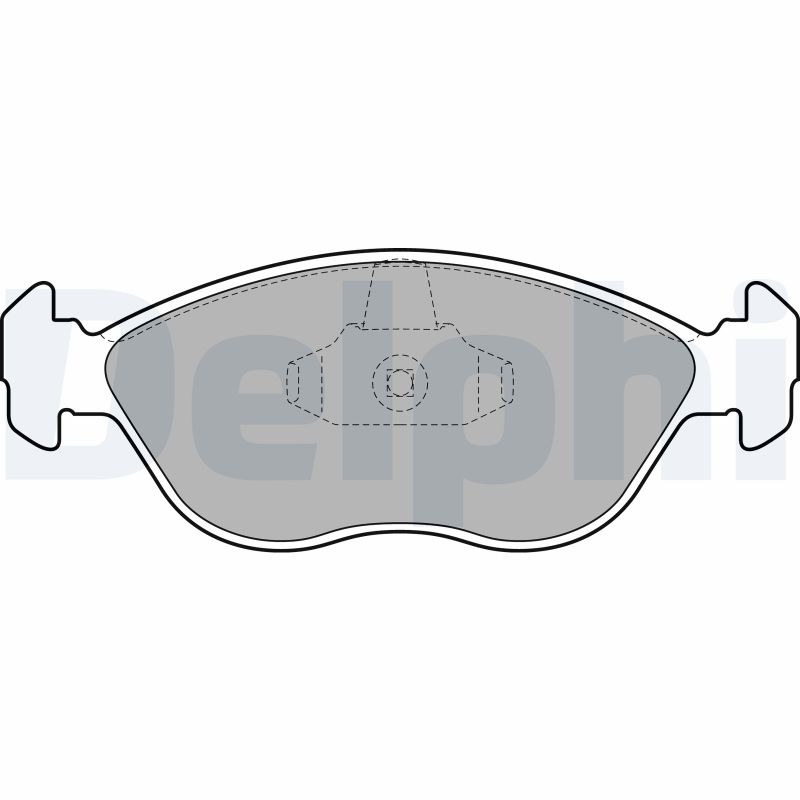 Brake Pad Set, disc brake - LP1443 DELPHI