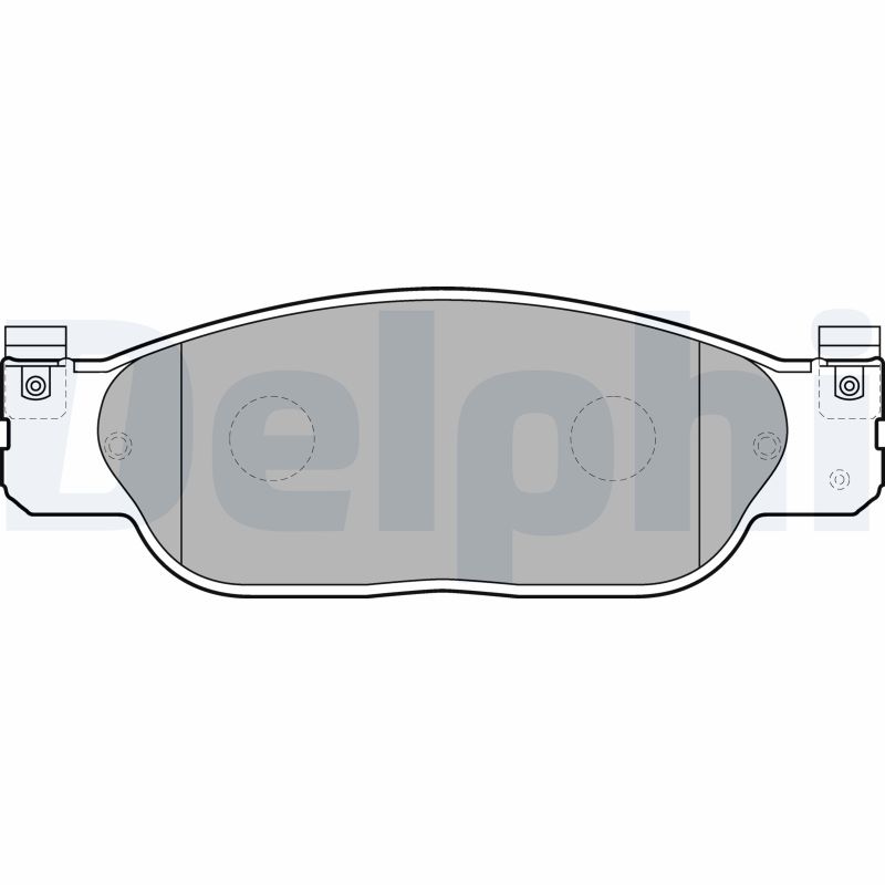 Brake Pad Set, disc brake - LP1468 DELPHI