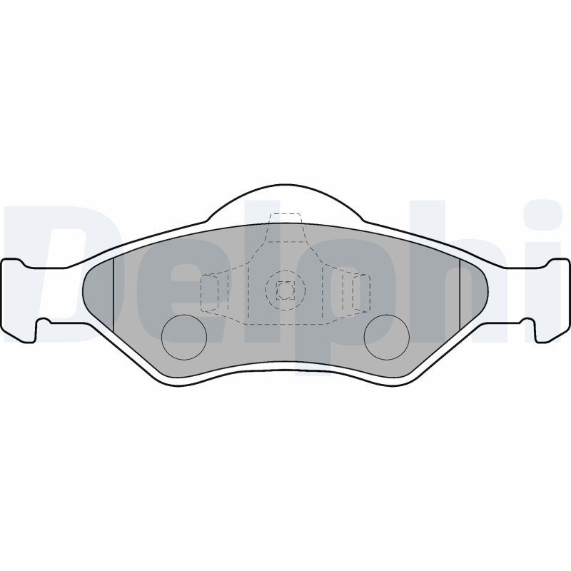 Brake Pad Set, disc brake - LP1470 DELPHI