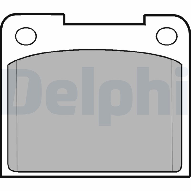 Kit pastiglie freno, Freno a disco - LP15 DELPHI