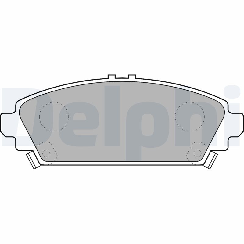 Brake Pad Set, disc brake - LP1526 DELPHI