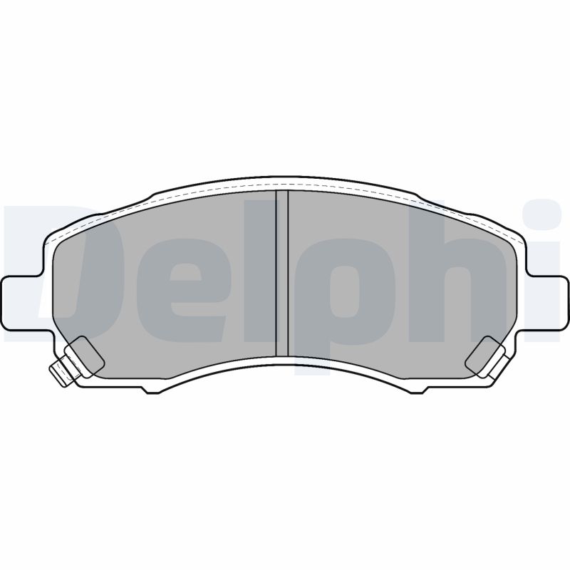 Brake Pad Set, disc brake - LP1545 DELPHI
