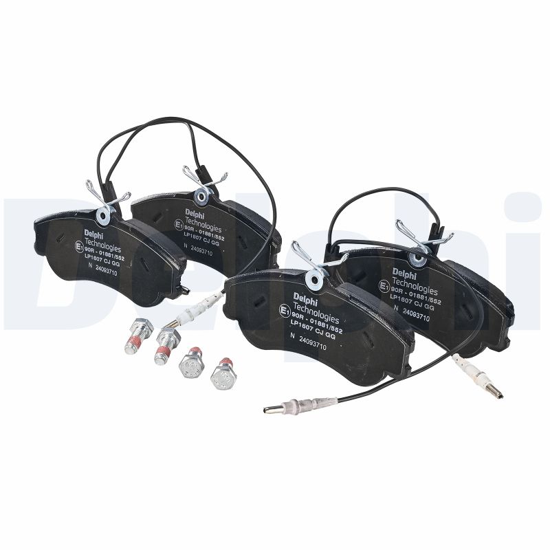 Brake Pad Set, disc brake - LP1607 DELPHI