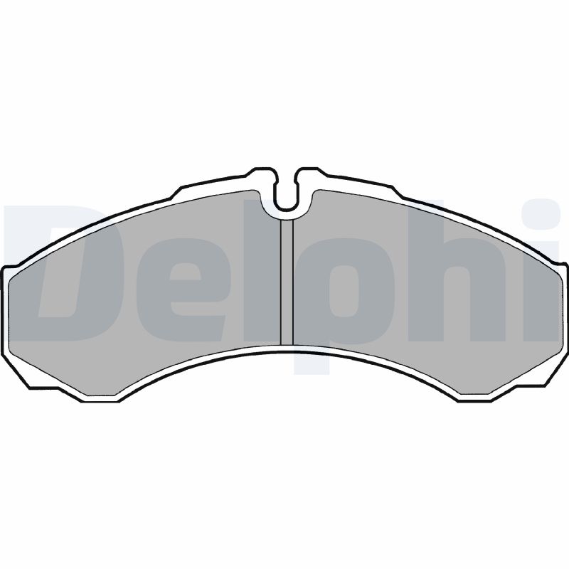 Brake Pad Set, disc brake - LP1616 DELPHI