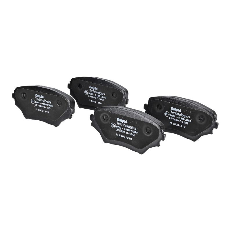 Brake Pad Set, disc brake - LP1632 DELPHI