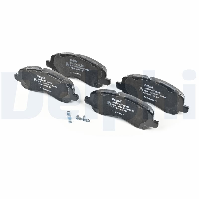 Brake Pad Set, disc brake - LP1684 DELPHI