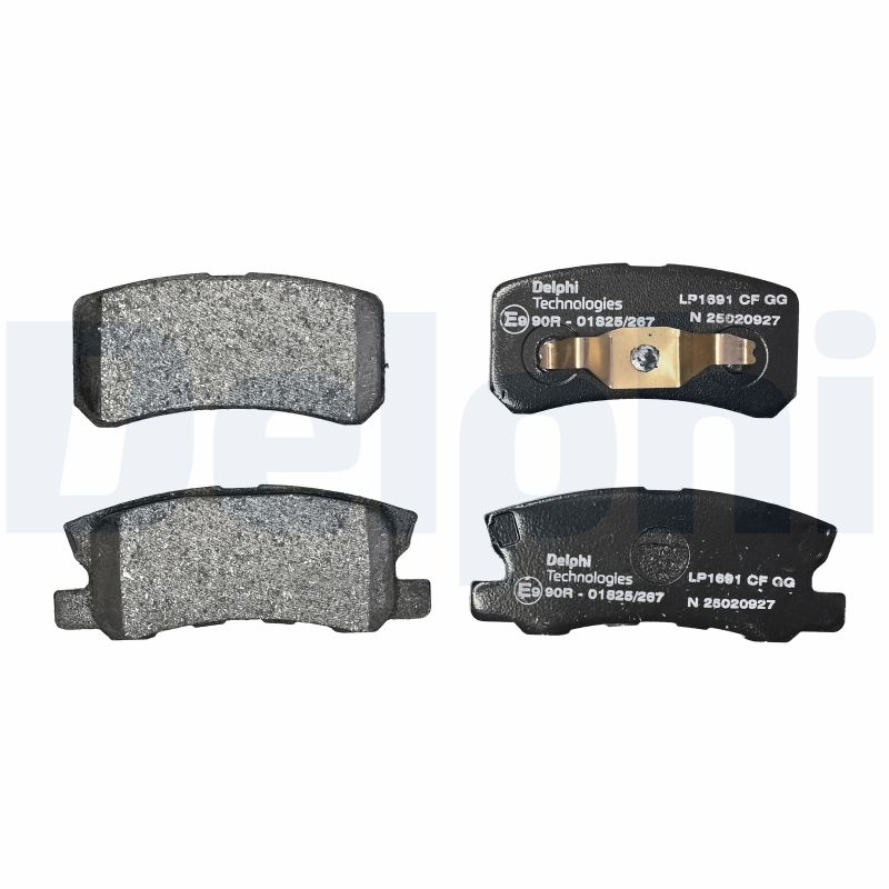 Brake Pad Set, disc brake - LP1691 DELPHI