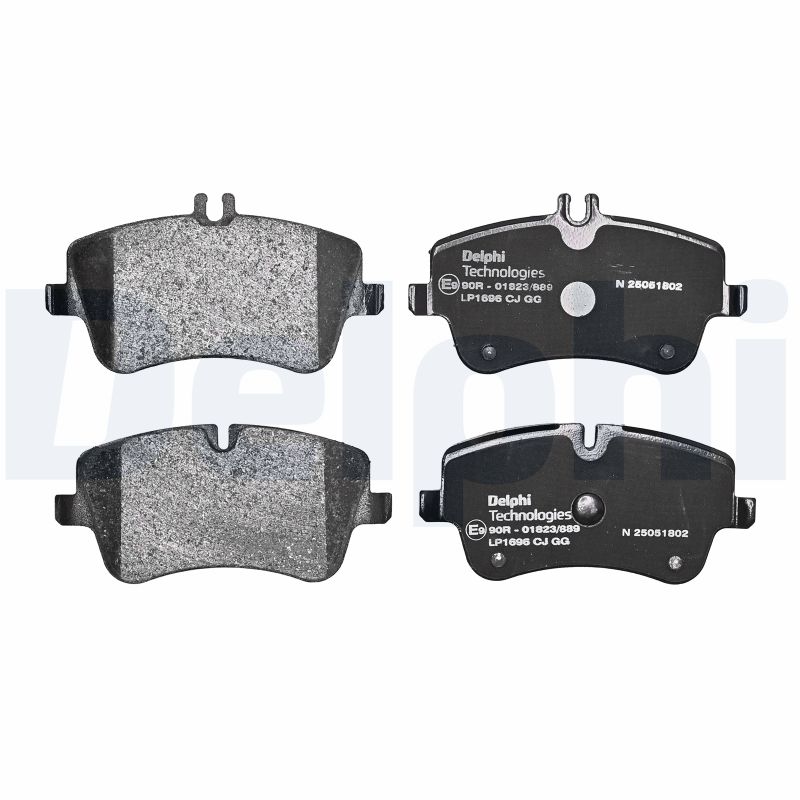 Brake Pad Set, disc brake - LP1696 DELPHI