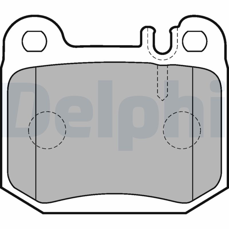 Brake Pad Set, disc brake - LP1705 DELPHI
