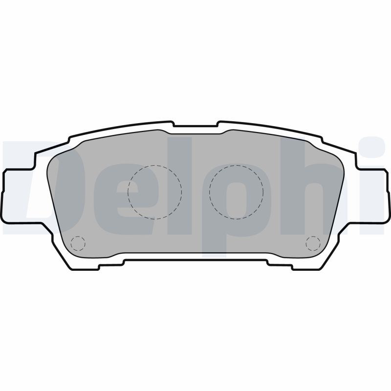 Brake Pad Set, disc brake - LP1710 DELPHI