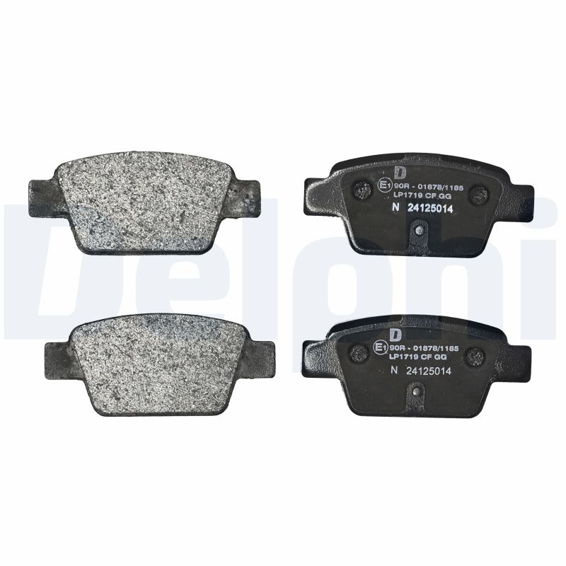 Brake Pad Set, disc brake - LP1719 DELPHI