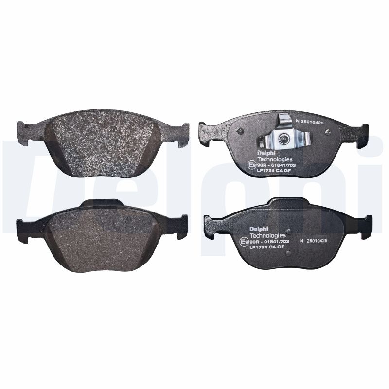 Brake Pad Set, disc brake - LP1724 DELPHI