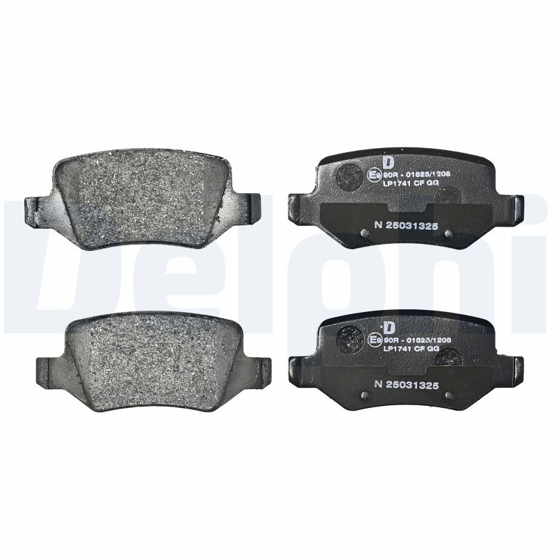 Brake Pad Set, disc brake - LP1741 DELPHI