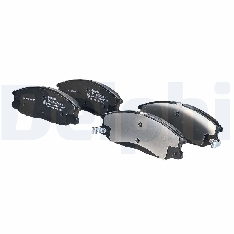 Brake Pad Set, disc brake - LP1743 DELPHI