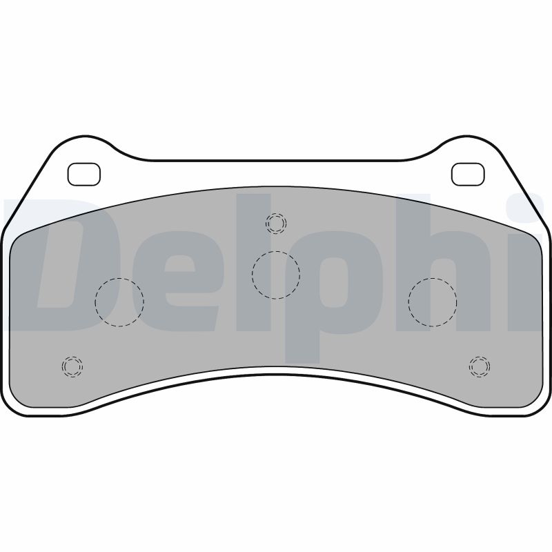 Brake Pad Set, disc brake - LP1770 DELPHI