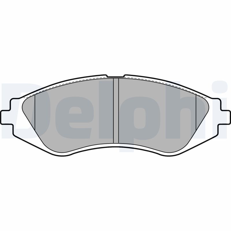 Brake Pad Set, disc brake - LP1779 DELPHI