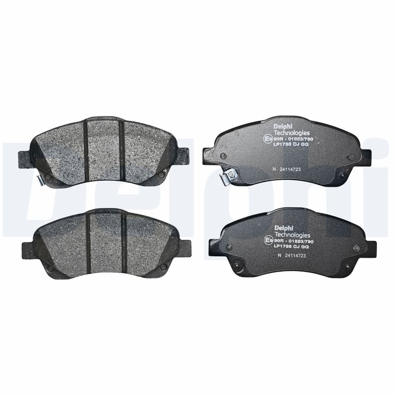 Brake Pad Set, disc brake - LP1786 DELPHI