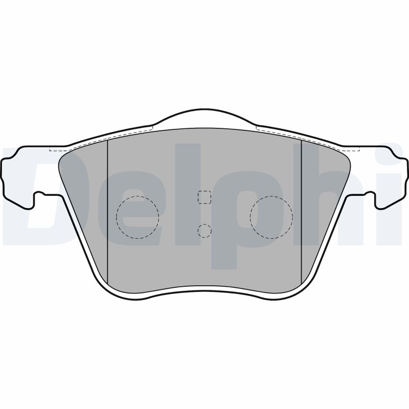 Brake Pad Set, disc brake - LP1787 DELPHI