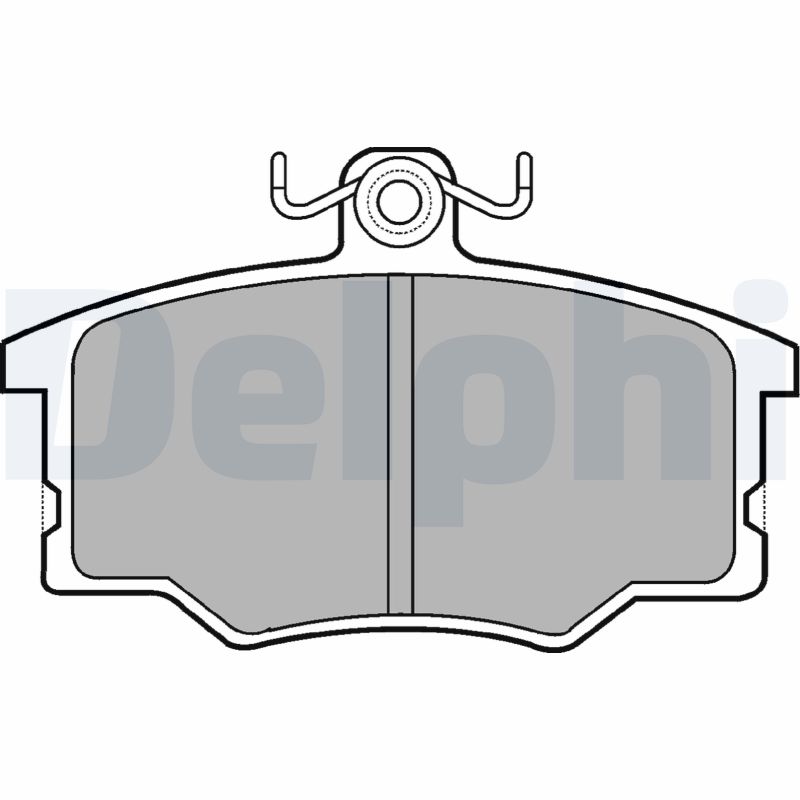 Brake Pad Set, disc brake - LP179 DELPHI