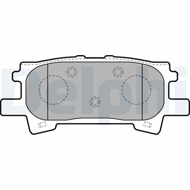 Brake Pad Set, disc brake - LP1820 DELPHI