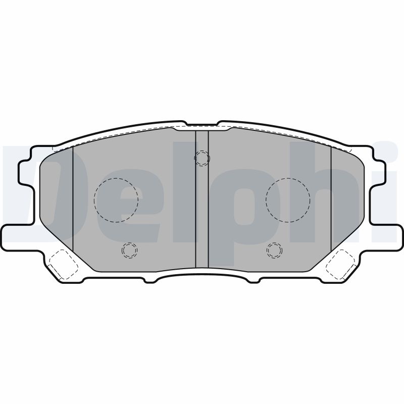 Brake Pad Set, disc brake - LP1823 DELPHI