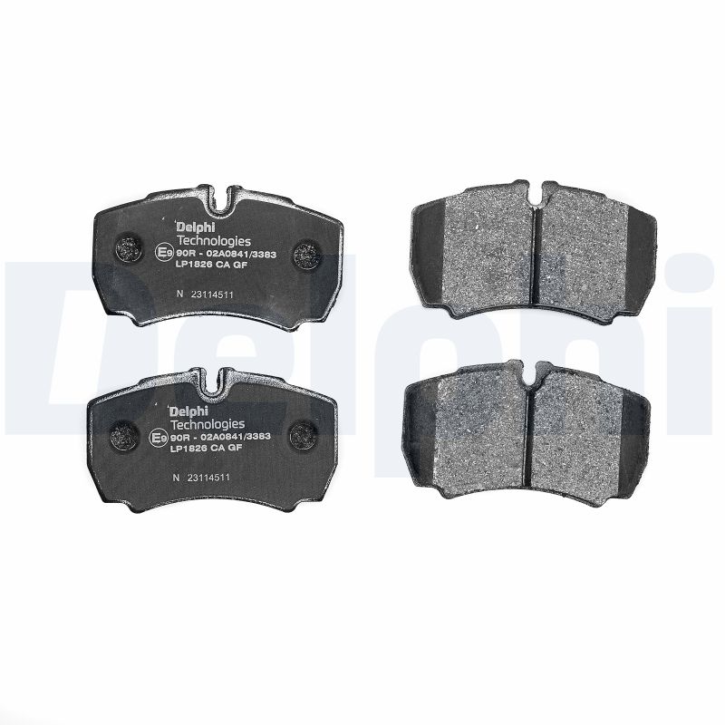 Brake Pad Set, disc brake - LP1826 DELPHI