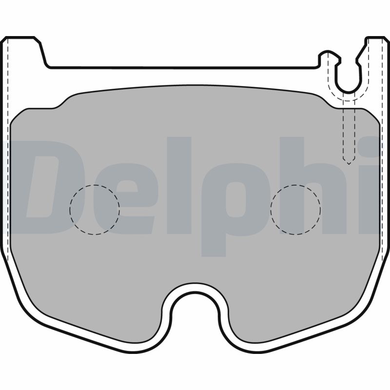 Brake Pad Set, disc brake - LP1841 DELPHI