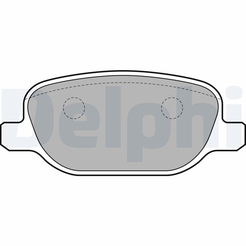 Brake Pad Set, disc brake - LP1845 DELPHI