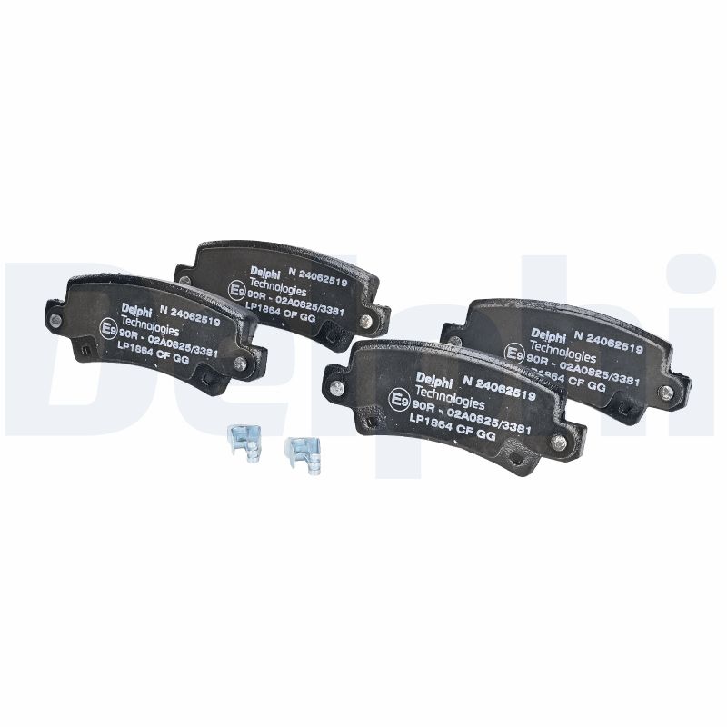 Brake Pad Set, disc brake - LP1864 DELPHI