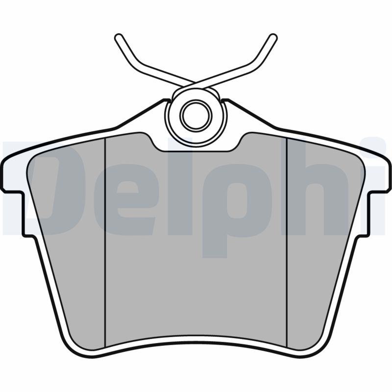 Brake Pad Set, disc brake - LP1892 DELPHI