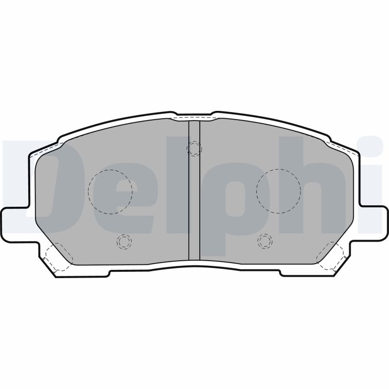 Brake Pad Set, disc brake - LP1908 DELPHI