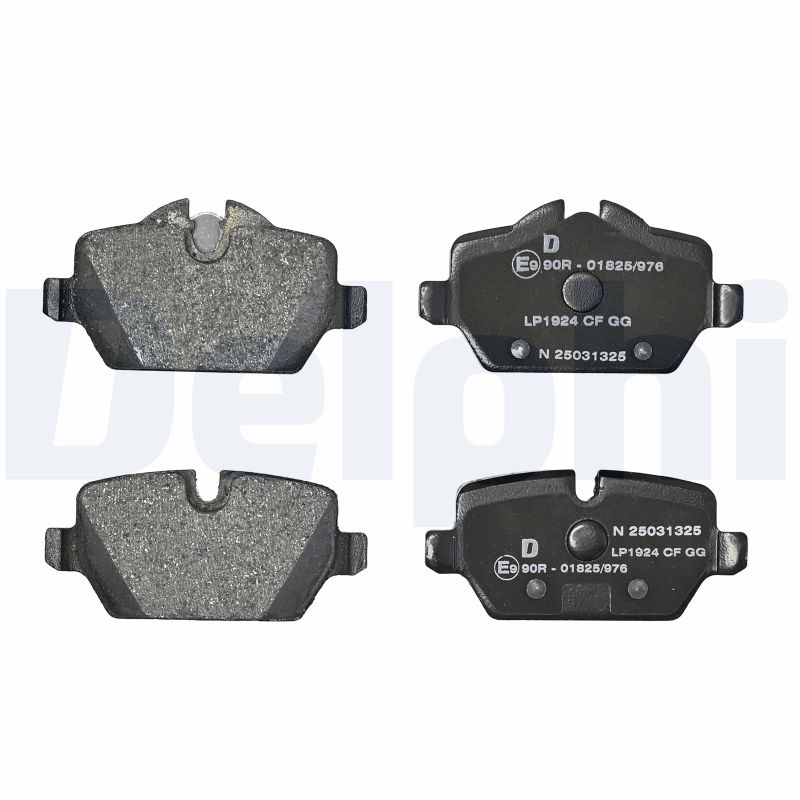 Brake Pad Set, disc brake - LP1924 DELPHI