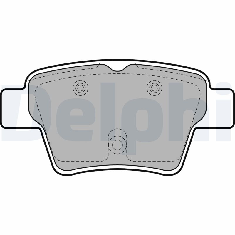 Brake Pad Set, disc brake - LP1926 DELPHI