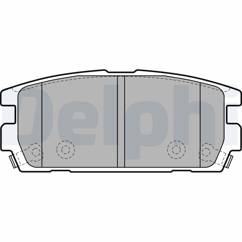 Brake Pad Set, disc brake - LP1930 DELPHI