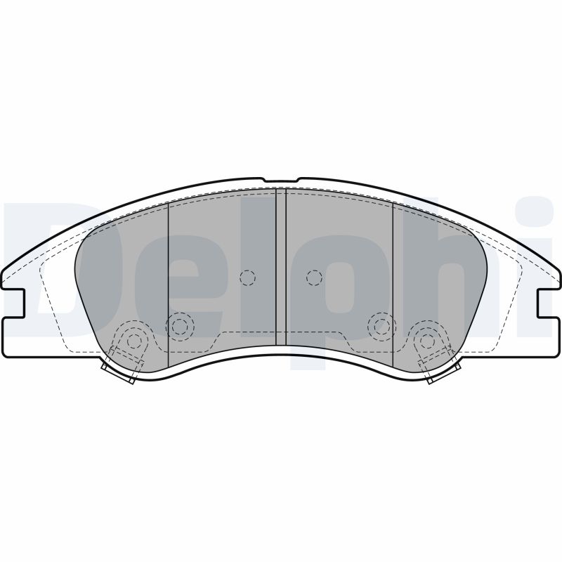 Brake Pad Set, disc brake - LP1932 DELPHI
