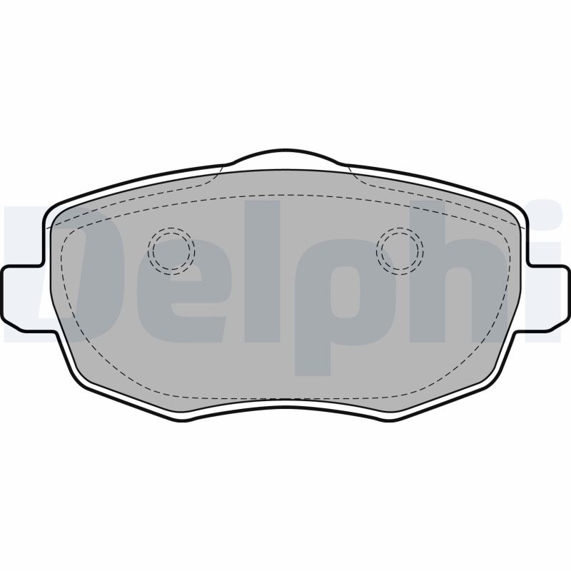 Brake Pad Set, disc brake - LP1934 DELPHI