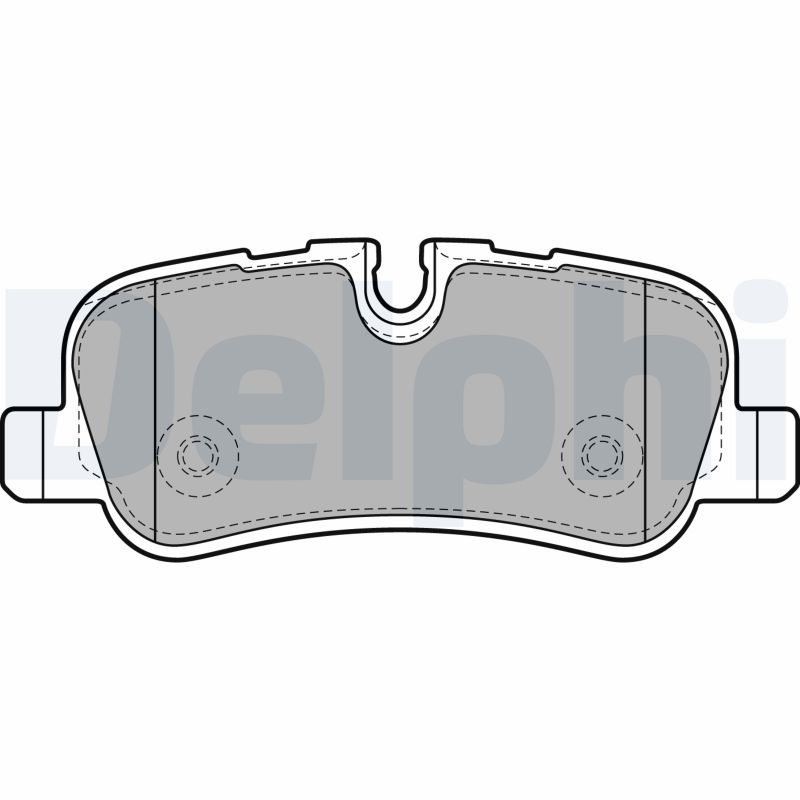 Brake Pad Set, disc brake - LP1936 DELPHI