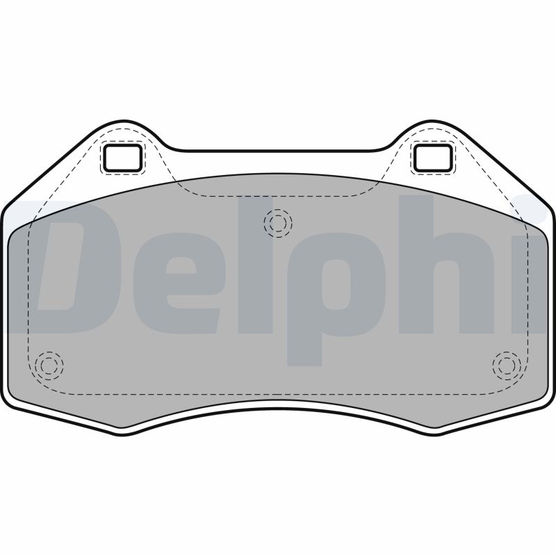 Brake Pad Set, disc brake - LP1940 DELPHI