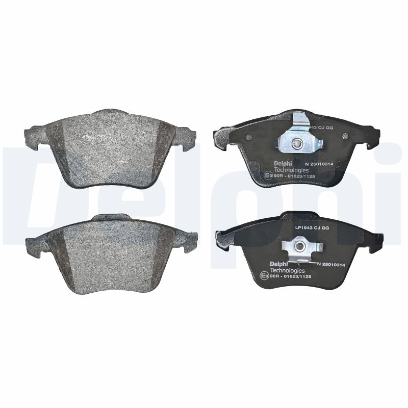 Brake Pad Set, disc brake - LP1943 DELPHI