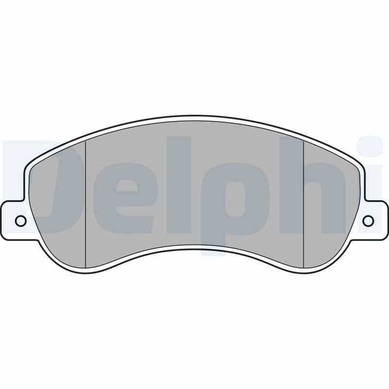 Brake Pad Set, disc brake - LP1954 DELPHI