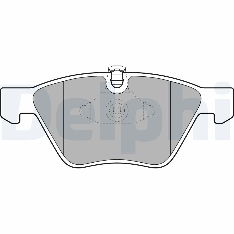 Brake Pad Set, disc brake - LP1956 DELPHI