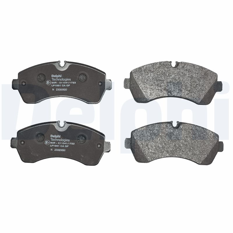 Brake Pad Set, disc brake - LP1981 DELPHI