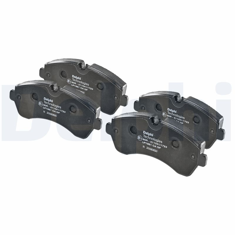 Brake Pad Set, disc brake - LP1981 DELPHI