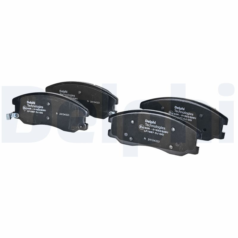 Brake Pad Set, disc brake - LP1987 DELPHI