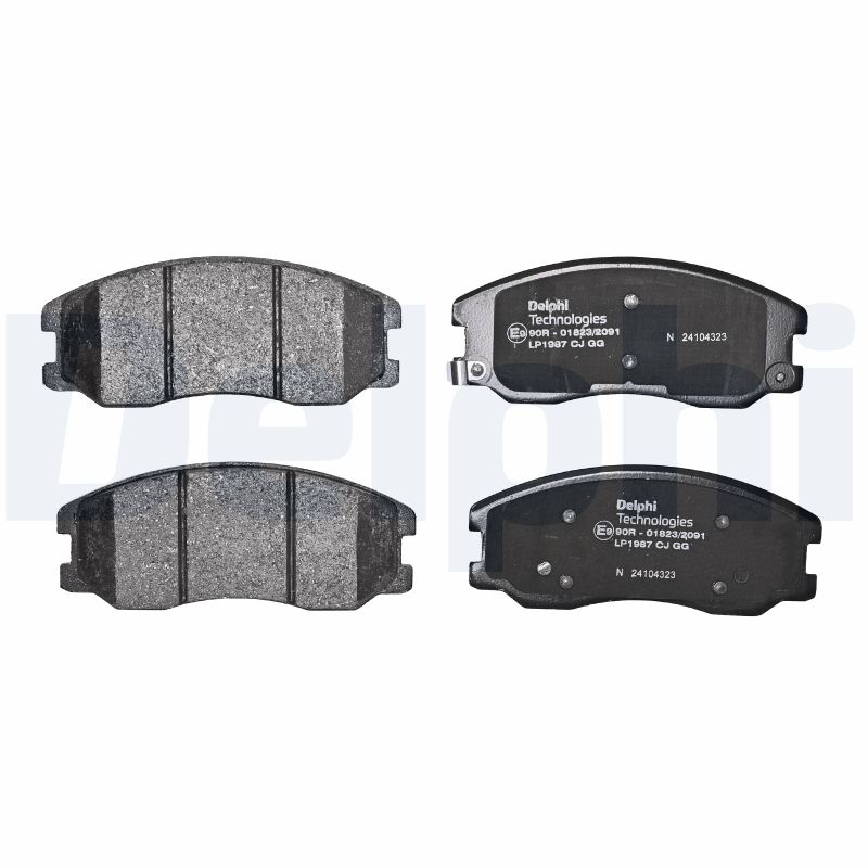 Brake Pad Set, disc brake - LP1987 DELPHI